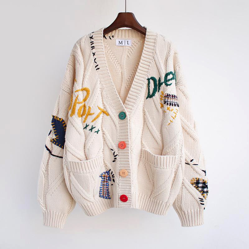 Retro Revival Cardigan by Valentina Rossi