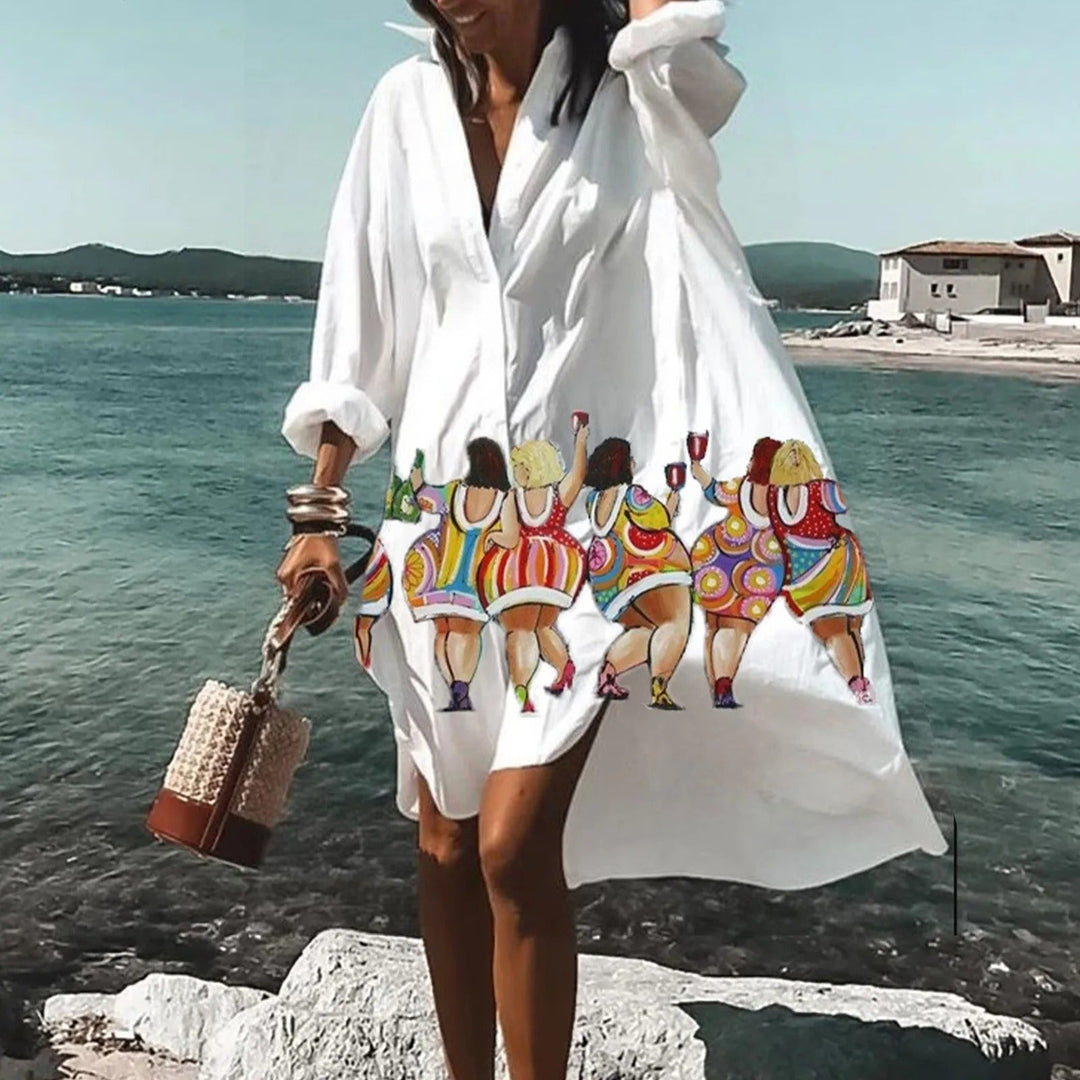 Maya | Women’s Summer Casual Shirt Dress