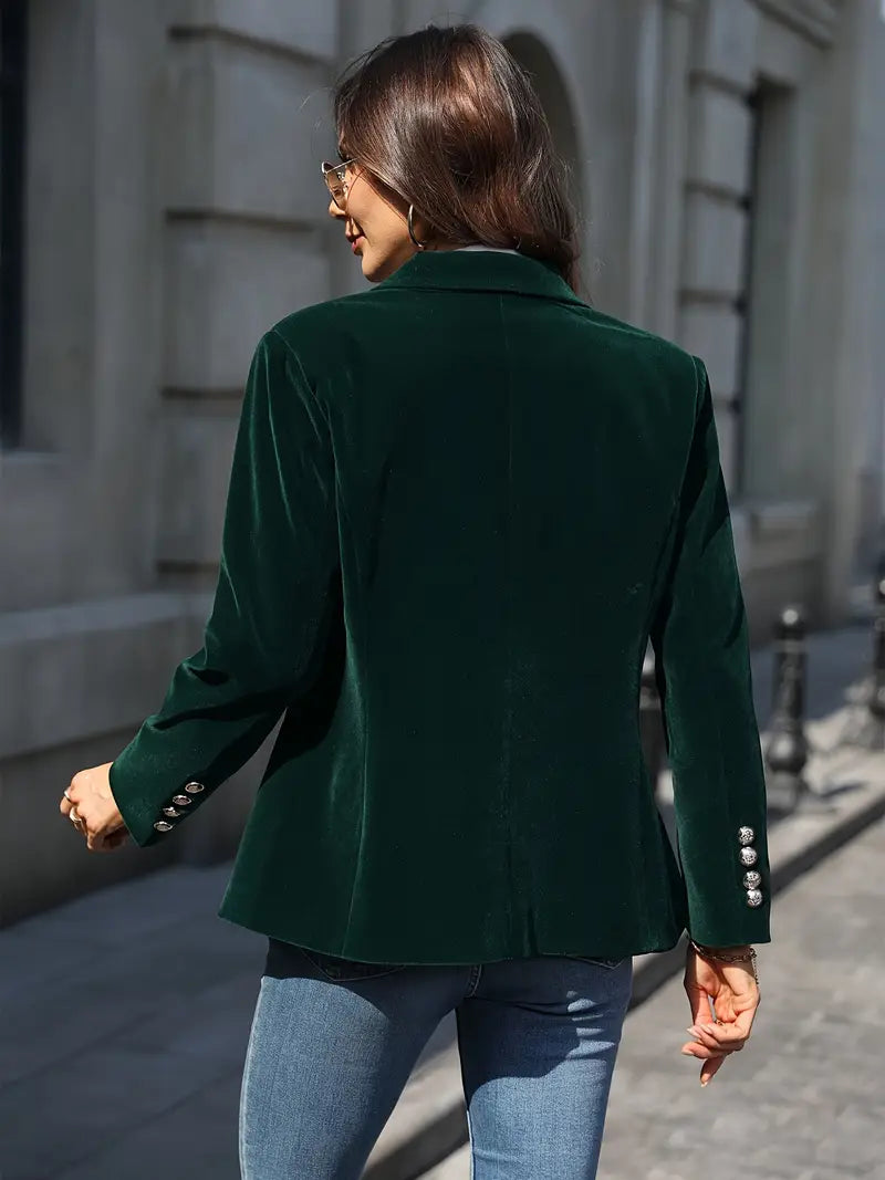 Isla | Elegant Velvet Blazer