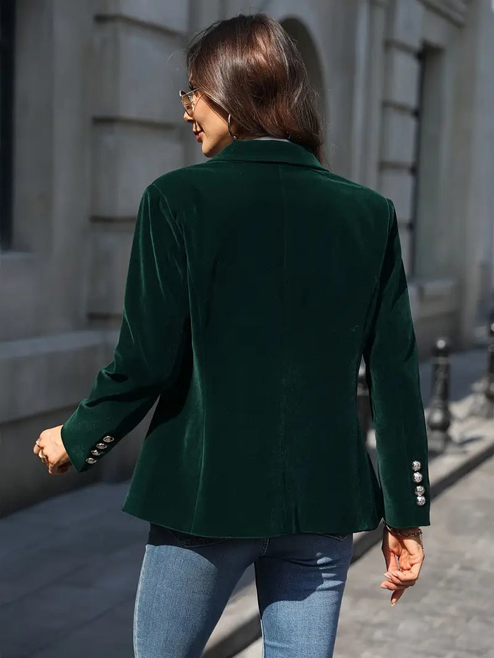 Isla | Elegant Velvet Blazer