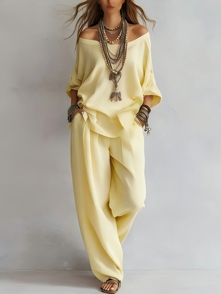 Linen Boho Two-Piece Set